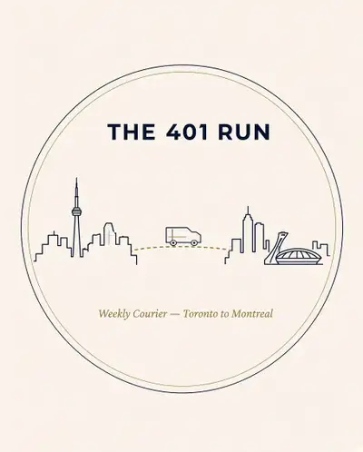 Toronto ⇄ Montréal Courier | Trips Weekly | The 401 Run, View more