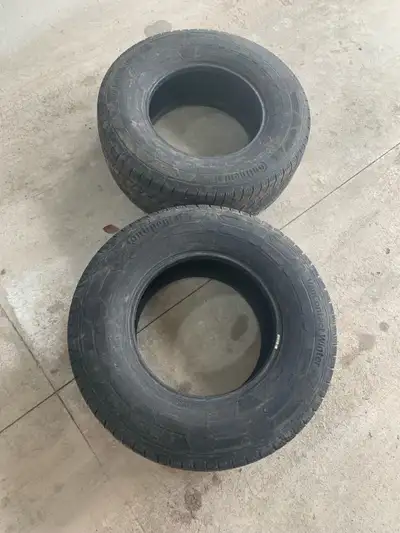2 Continental VanContact Winter tires 285/65R16C 7mm thread depth, very low kms on them. I also have...
