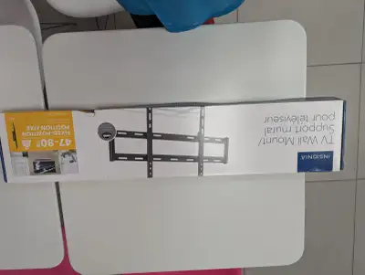 Insignia TV Wall Mount (Fits 47” to 80” TVs) – Fixed Low Profile, View more