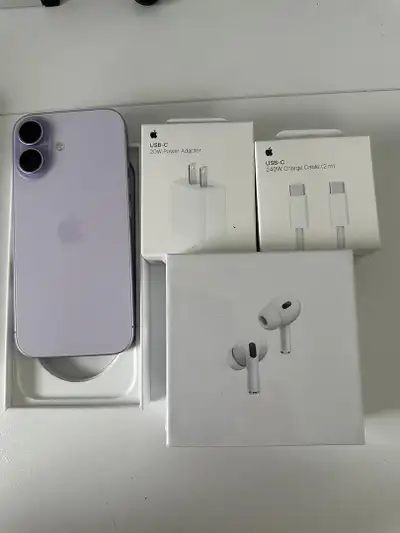 iPhone 17 256gb Purple **Pods Pro / Charger + Delivery**, View more