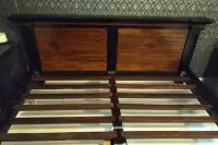 BED FRAME QUEEN solid wood