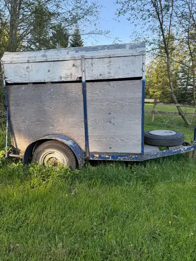 Good solid trailer could use a new paint job. Asking 1000 obo !