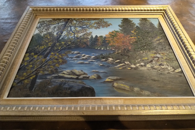 Scenic Framed Oil Painting by Rose Nahrgang in Arts & Collectibles in Stratford