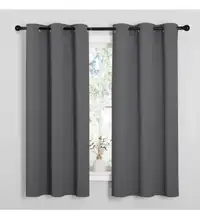 Curtain panels 42 x 63 inch - dark gray 