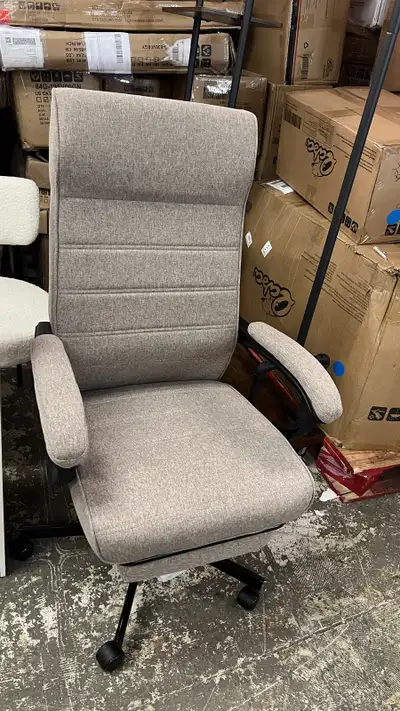 Office Chair, Linen High Back Computer Desk Chair, Swivel Reclin, View more