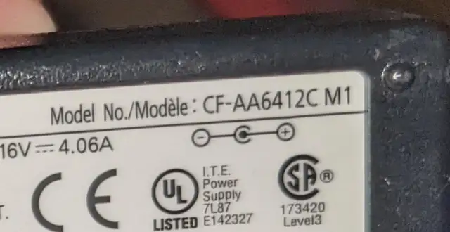 Genuine 65W AC Adapter Charger For PANASONIC TOUGHBOOK in Laptop Accessories in Mississauga / Peel Region - Image 3
