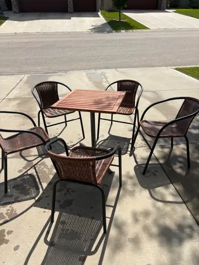 Bistro table and chairs, View more