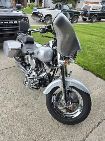 2004 Harley Davidson Fatboy. Imported from California 2014. Vance and Hines pipes, all chromed out w...