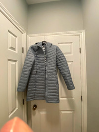 Columbia coat. Colour grey blue, size small