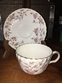 !950s Teacup and Saucer by Minton - Suzanne Pattern