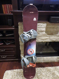 Firefly Eclipse 152cm Snowboard and Firefly Bindings Great shape