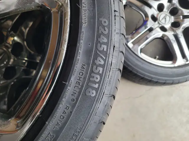 Acura Tires on Rims 245/45/18 in Tires & Rims in Cambridge - Image 4