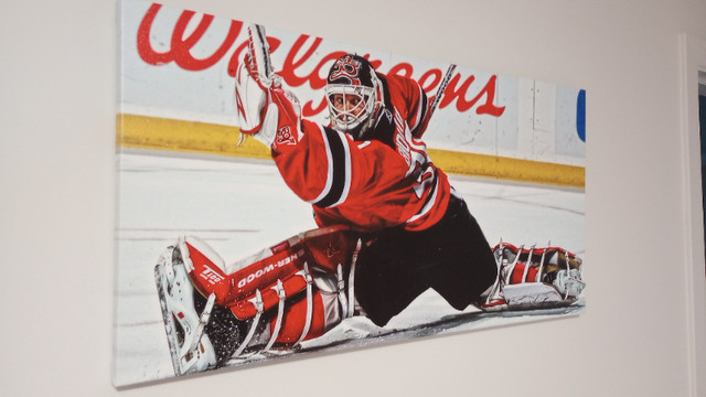Canvas Martin Brodeur 14x28 Devils hockey nhl dans Art et objets de collection  à Ville de Québec