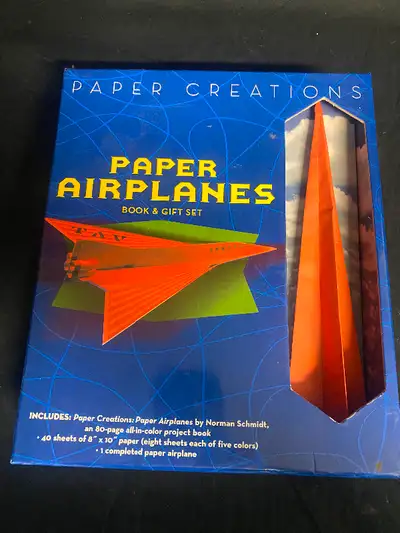 I am selling this Paper Airplanes Making Kit for $11. It has been opened!