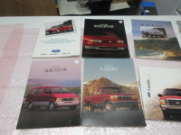 1994/01 Ford Vehicle Brochures