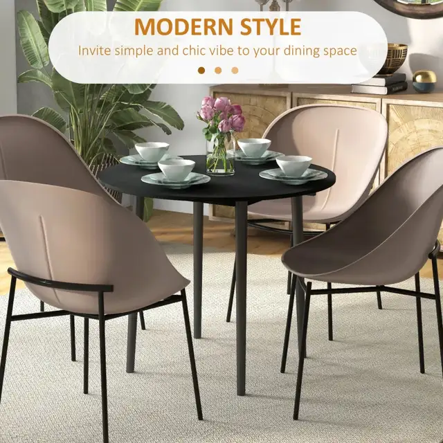 Folding Dining Table, Round Drop Leaf Kitchen Table for Small  in Dining Tables & Sets in Markham / York Region - Image 5