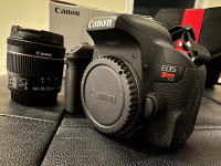 Canon Rebel T7i DSLR camera