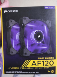 Corsair AF120 quiet edition Purple