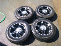 20 inch aluminum rims & General Grabber winter tires 6x139.7pcd