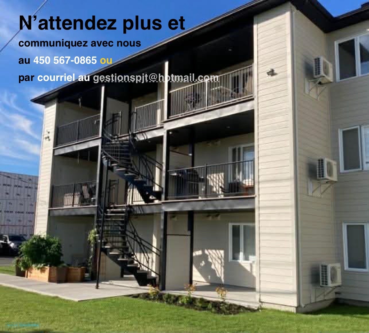 CONDO 4 ½ MODERNE À LOUER — photo 2