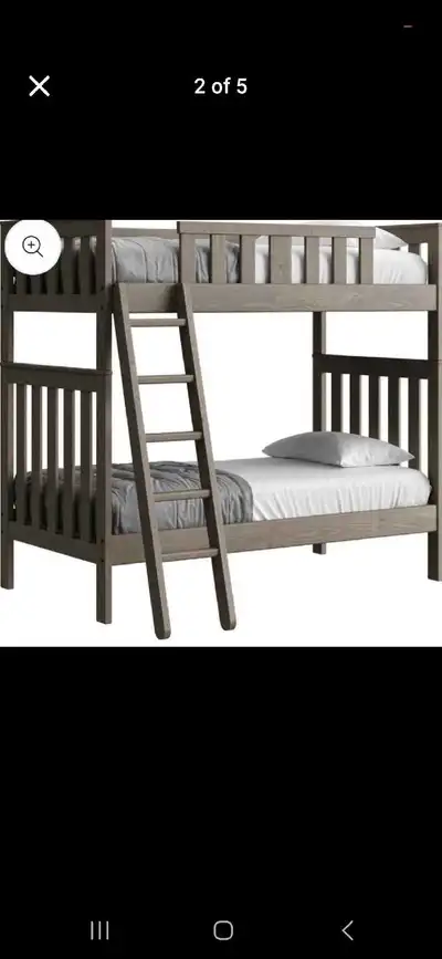 Daughter has top bunked stuffed with stuffies. If you want to see a actually photo just msg. This Br...