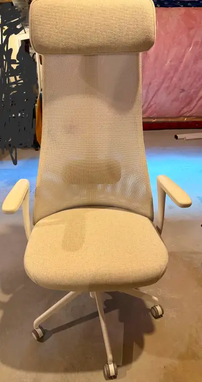IKEA Ergonomic Office chair with armrests and head support, View more