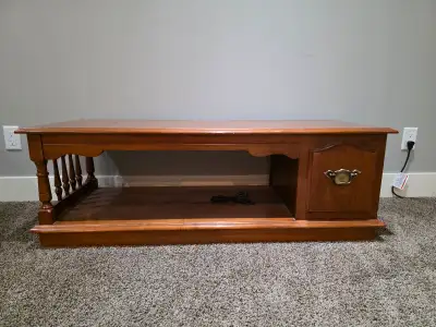 Solid maple coffee table, View more