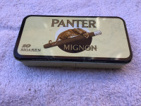 Boîte antique à cigare marque Panter mignon 