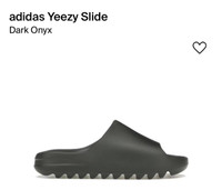 Adidas Yeezy Slides “Dark Onyx” size 7