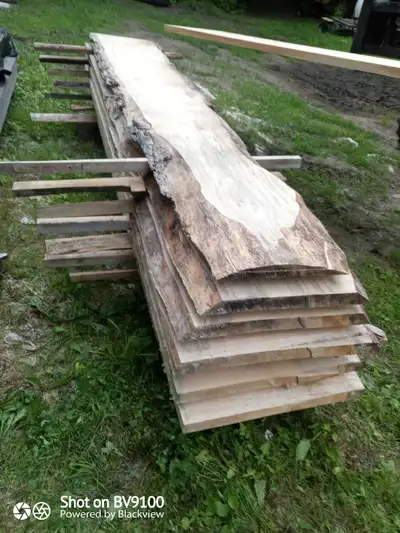 Live edge white pine, View more
