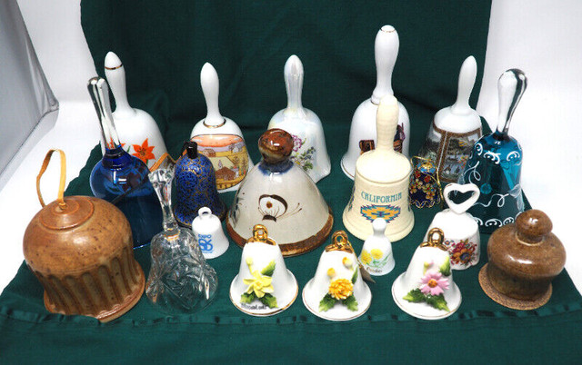 Collection of 20 Ceramic and Glass Bells in Arts & Collectibles in St. Albert - Image 2