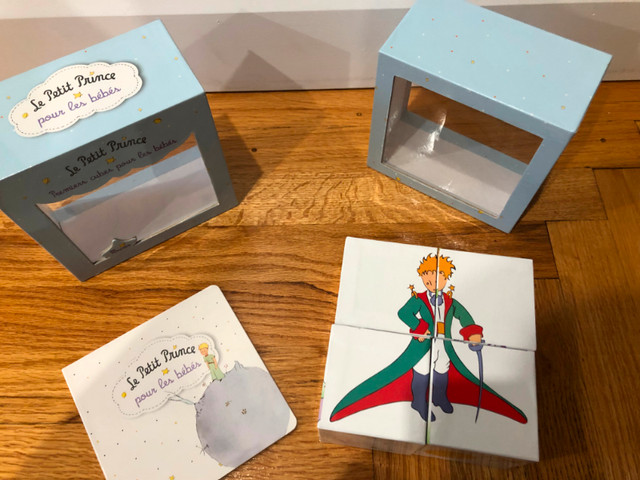 COFFRET JEU DE CUBES + LIVRE ** LE PETIT PRINCE POUR LES BÉBÉS * dans Jouets  à Longueuil/Rive Sud