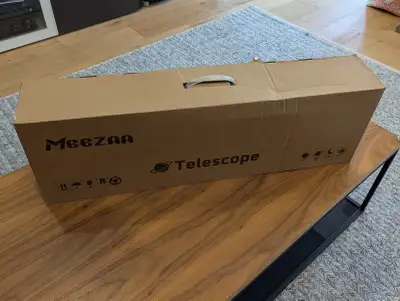 Selling the telescope my kid's received as a gift a while ago - it was opened and used once but neve...