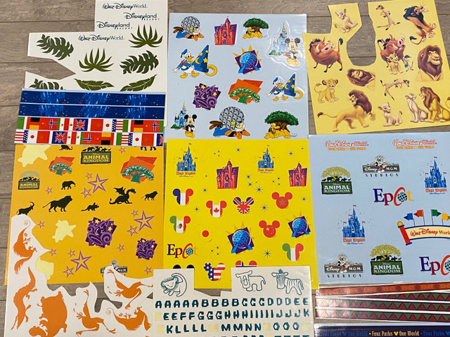 Scrapbooking Kit with Disney Stickers and Punchers in Hobbies & Crafts in Ottawa - Image 2