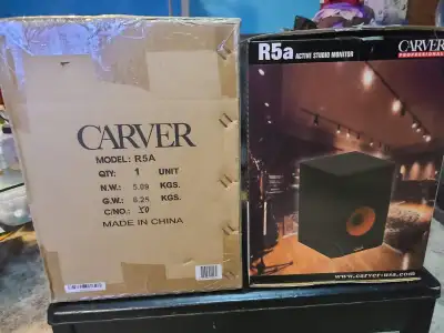 Carver Professional R5A Active Studio Monitors – Pair – New, View more