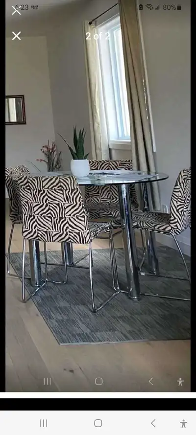 Dinning table with 4chairs, View more