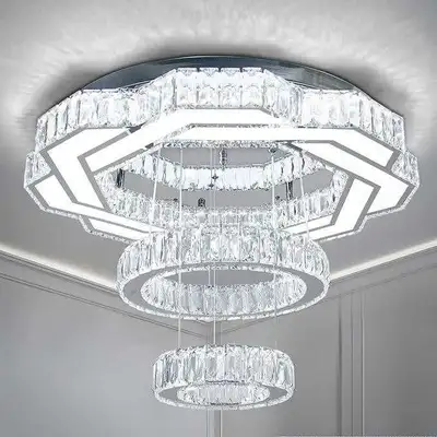 22.5" Crystal Chandeliers Living Room Modern, View more