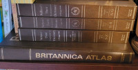 Websters Third Dictionary Set + Britannica Atlas