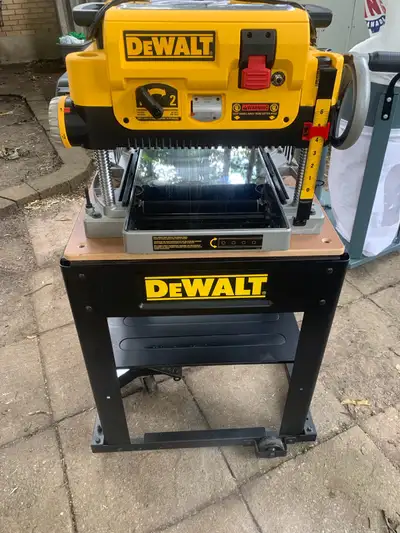 13” Dewalt Planer with Stand, View more
