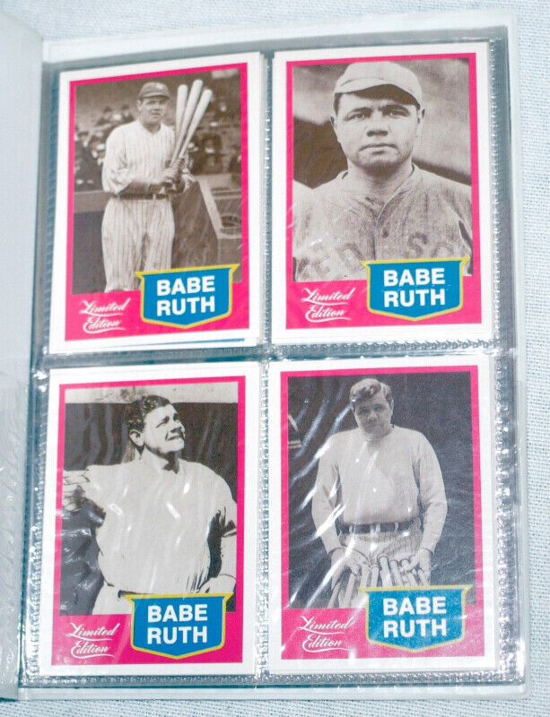 CARTE DE BASEBALL BABE RUTH TALKING BASEBALL CARD SET+ ALBUM dans Art et objets de collection  à Thetford Mines - Image 2