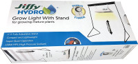 (NEW) Hydro Grow Fluorescent Light Stand with Timer Jiffy 140294
