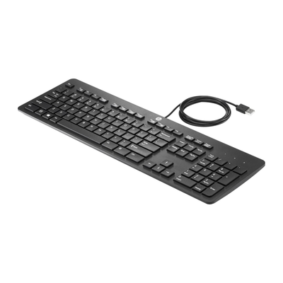 HP USB Slim Ergonomic Keyboard, View more
