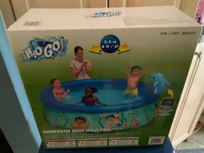 Brand new, never opened inflatable swimming pool, View more