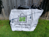 Landscape material tote bags