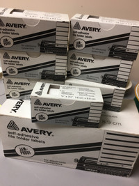 Avery Self Adhesive File Folder Labels (7 Boxes-200 Each)