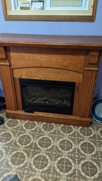 Muskoka solid wood fireplace