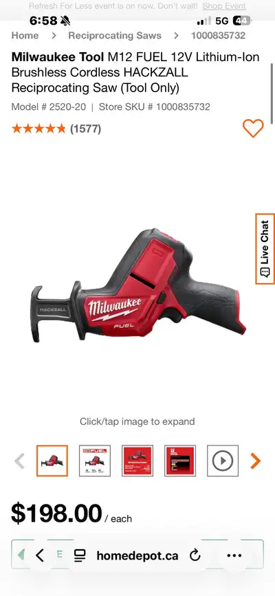 Barely used no battery. Just tool u can bring ur own battery to test