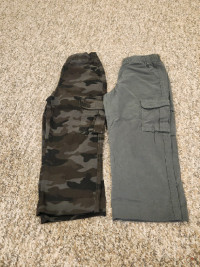 EEUC boy's sz 10 TCP cargo pants lot (slip stitch hemmed )