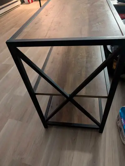 NEW WAYFAIR TV ENTERTAINMENT STAND  AND ITS PUT TOGETHER!, View more