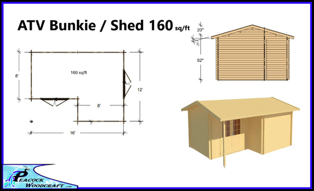 ATV / Snowmobile Shed Garage Storage SPECIAL in Other in Sudbury